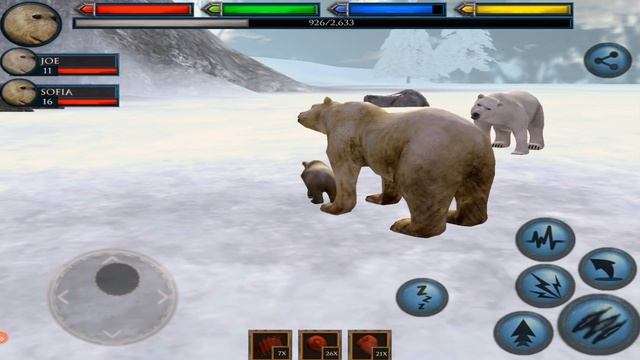 Arctic Baby Polar Bear Cub Simulator 3D A Young Polar Bear Rises. смотреть онлайн
