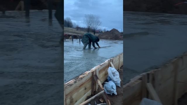 Плита дома с обратной засыпкой #газобетон #твинблок #теплит #пермь #пальники #полазна #монолит # смотреть онлайн