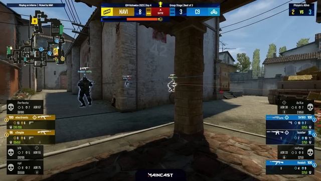 Cloud9 vs NaVi | Map 2 Inferno | IEM Katowice 2023 смотреть онлайн