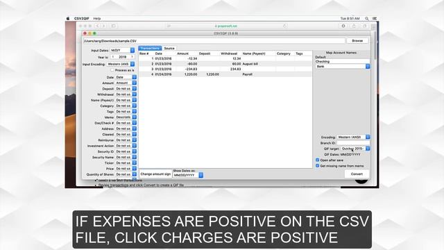 CSV2QIF (macOS): Convert CSV/Excel to QIF смотреть онлайн