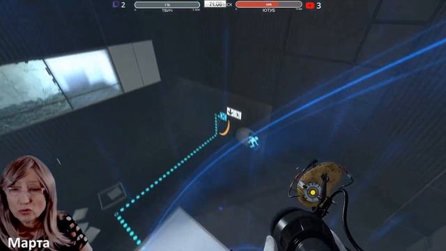 #5 стрим Portal 2 Портал 2. Камеры Уитли - воронки и бегающие кубики. Как разбить монитор Уитли смотреть онлайн