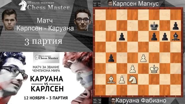 Карлсен - Каруана: Обзор 3 Партии Матча За Звание Чемпиона Мира по Шахматам