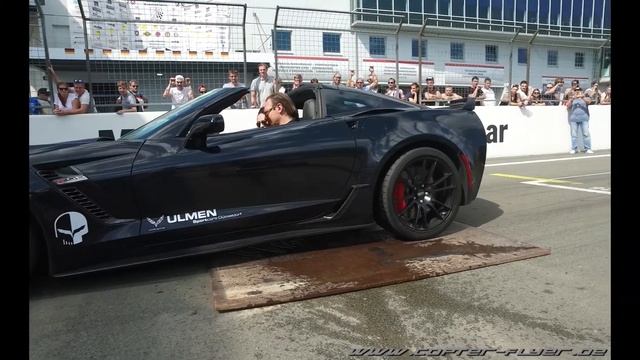 SPORT1 Trackday 2016 1/8-Mile Ford KA Vs CORVETTE Z06 смотреть онлайн
