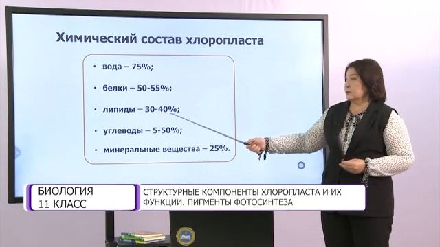 Биология. 11 класс. Структурные компоненты хлоропласта и их функции /18.09.2020/ смотреть онлайн