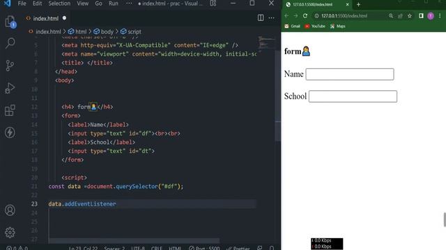 onfocus And onblur Event in JavaScript || JS Tutorial for Beginners in 2022 смотреть онлайн