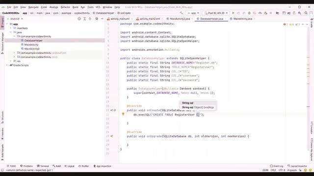 Login and Register Using SQLite Database In Android Studio | #loginandregister android studio смотреть онлайн