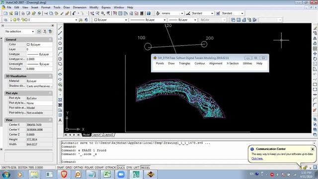 Import Survey Data From Excel to Autocad, Draw Contours and prepare Topographic Map. смотреть онлайн