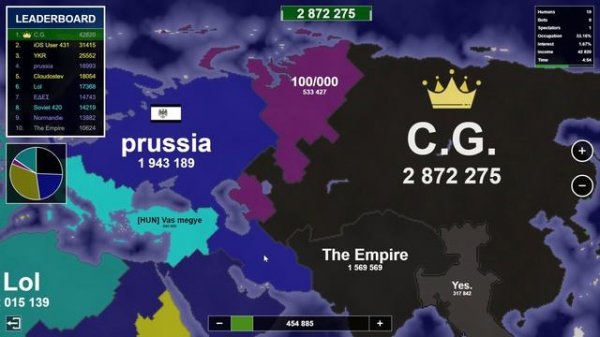 World Map Winning Strategy! Territory Games io - Territorial IO