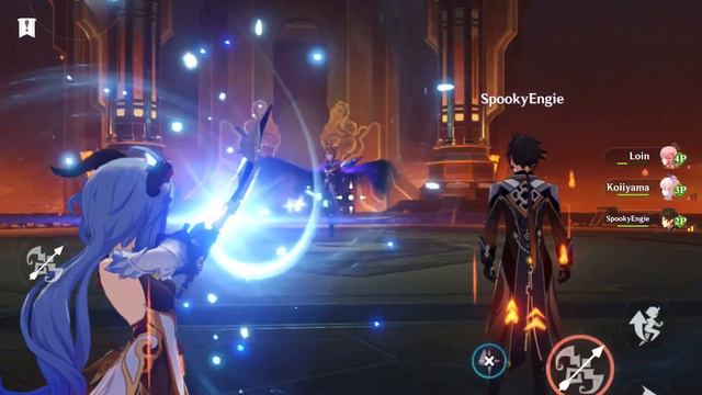 Ganyu with R2 Amos in Childe Boss fight - Genshin Impact смотреть онлайн