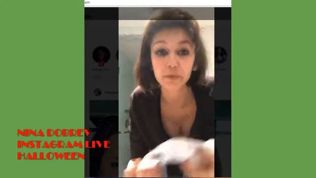 NINA DOBREV / INSTAGRAM LIVE / HALLOWEEN MAKEUP смотреть онлайн