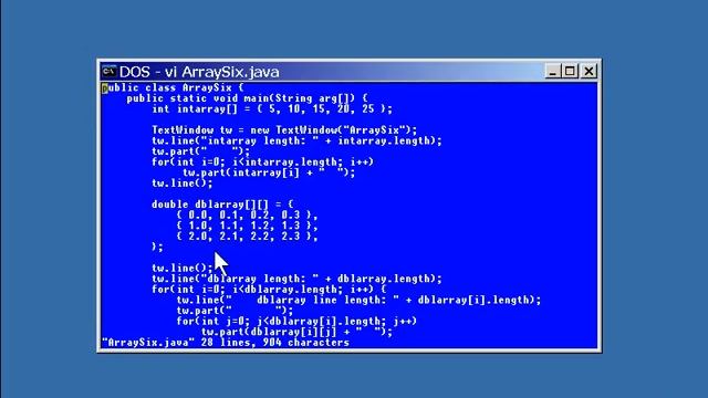 Array Initial Values In Java смотреть онлайн