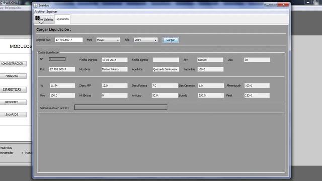 Reporte Liquidacion PDF iText + JAVA смотреть онлайн