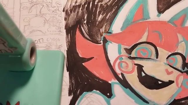 РИСУЮ В СКЕТЧБУКЕ ПОСКАМИ В РЕАЛЬНОМ ВРЕМЕНИ БЕЗ МОНТАЖА БАБАБАУ // TAMAKUZ ARTSTUFF смотреть онлайн