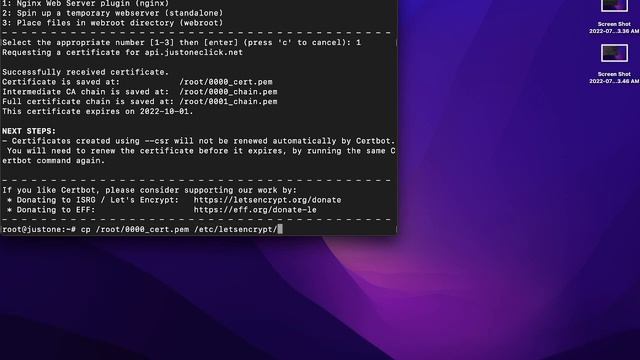 Renew letsencrypt certificate using the same private key [CSR] смотреть онлайн