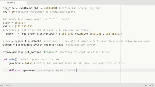 Making Breakout in Python Part 1 : Creating our game screen смотреть онлайн