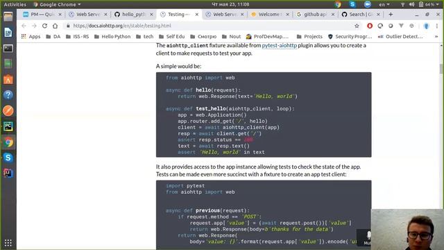 Session 11 Hello Python смотреть онлайн