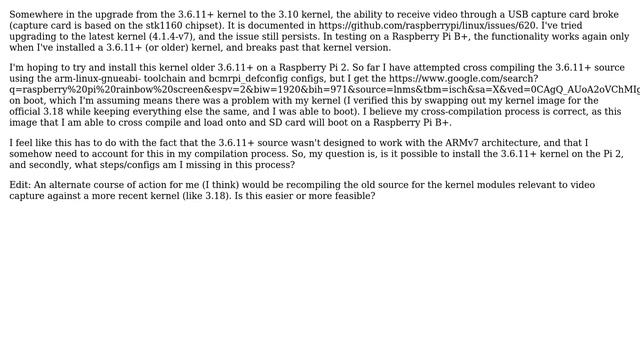 Raspberry Pi: Install older kernel (3.6.11+) on Raspberry Pi 2 (2 Solutions!!) смотреть онлайн