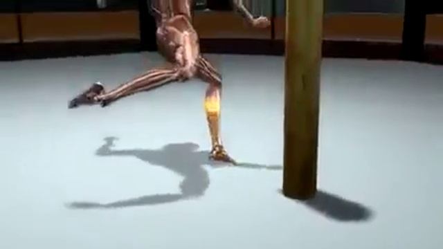 Анимация техники Муай Тай смотреть онлайн