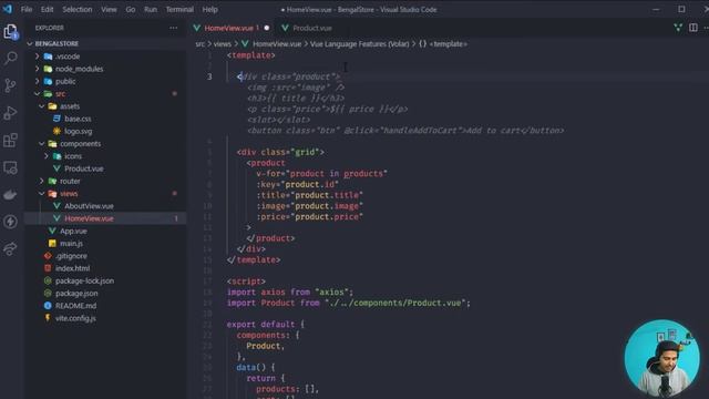 Vue 3 emit - Passing Data to Parent from Child Component | Vue.js 3 Course смотреть онлайн
