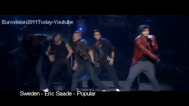 EUROVISION 2011: Sweden - Eric Saade - Popular смотреть онлайн