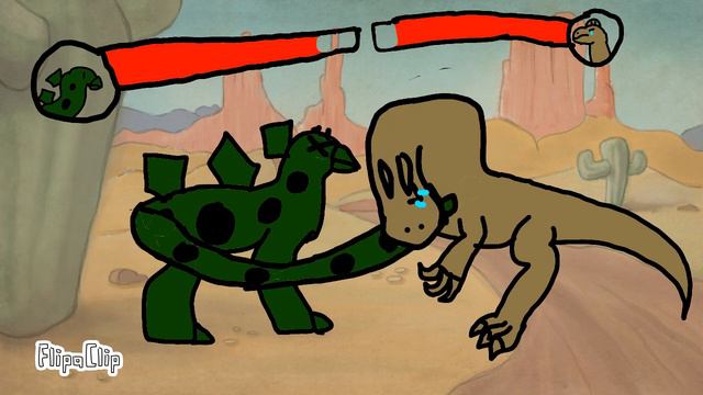 Аллозавр Vs стегозавр