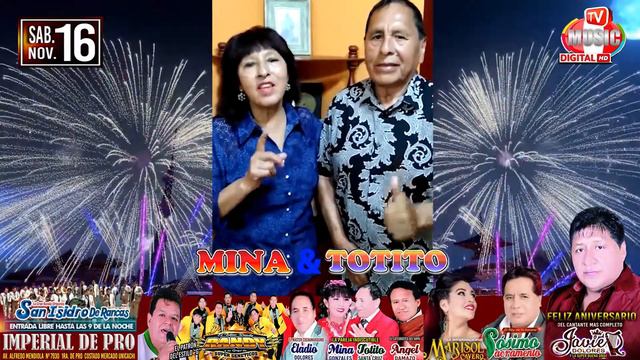 MINA GONSALES Y TOTITO DE SANTA CRUZ SABADO 16 DE NOVIEMBRE EN EL IMPERIAL DE PRO смотреть онлайн