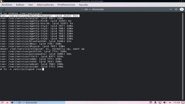 Tutorial: Listar, desactivar y activar los servicios en Void Linux смотреть онлайн
