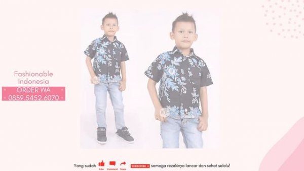 24 Model Baju Batik Anak Laki Laki