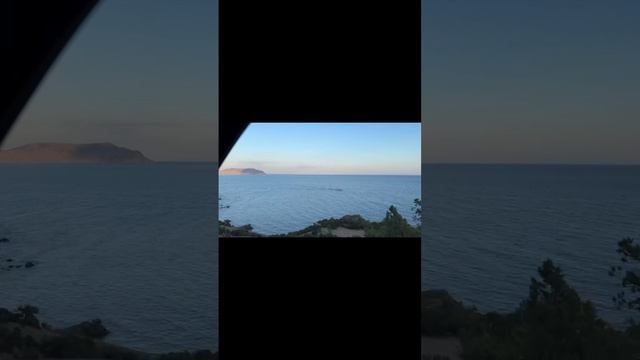 Вид с серпантина Новый свет.