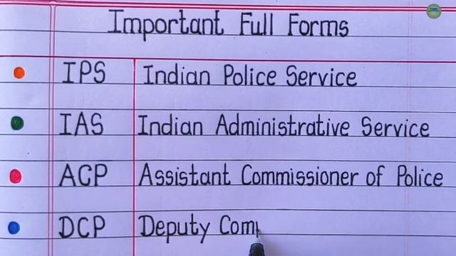 Important Full Form : IPS, IAS, ACP, DCP, DIG, DGP, UPSC Full Forms смотреть онлайн