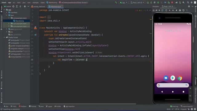 Implicit Intent Complete Tutorial Kotlin Android Studio смотреть онлайн
