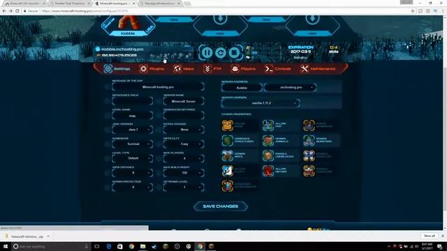 Make a offline server with Minecraft-Hosting.pro(TUT) смотреть онлайн