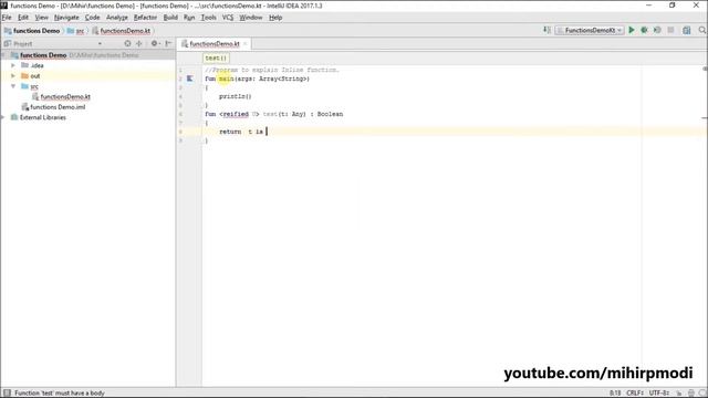 #279 Kotlin Tutorial | reified modifier смотреть онлайн