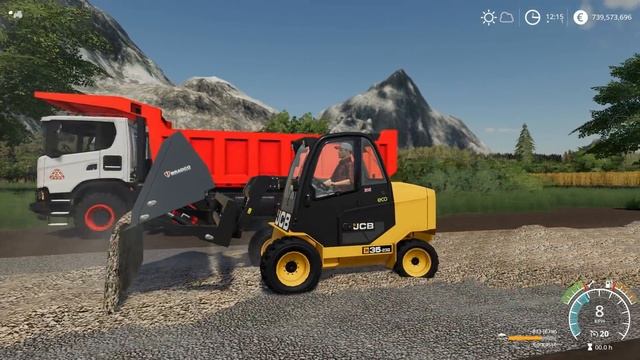 Farming Simulator 19 - JCB TELETRUK On Road Construction смотреть онлайн