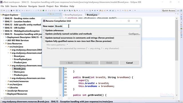 416 Exception handling with json response смотреть онлайн