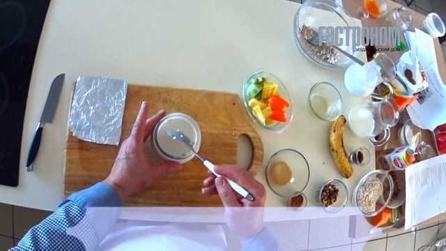 Овсянка без варки. Бананово-медовая. смотреть онлайн