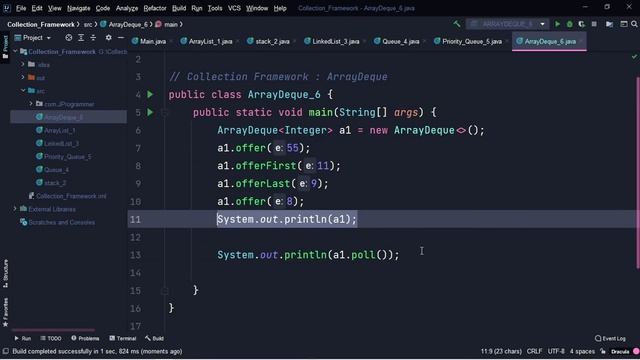 Java Collection Framework | Array Deque | Hindi #6 смотреть онлайн