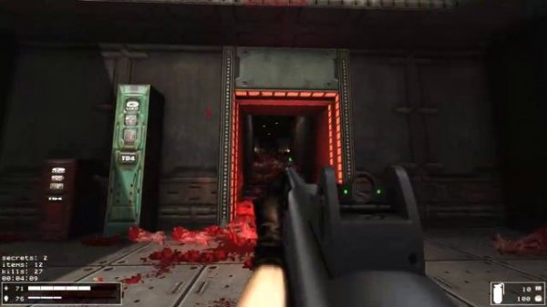 Doom HELLRIDER v0.9c [John Wick style mod] - Doom Episode 1 Remaster E1M3: Military Base | 4K/60