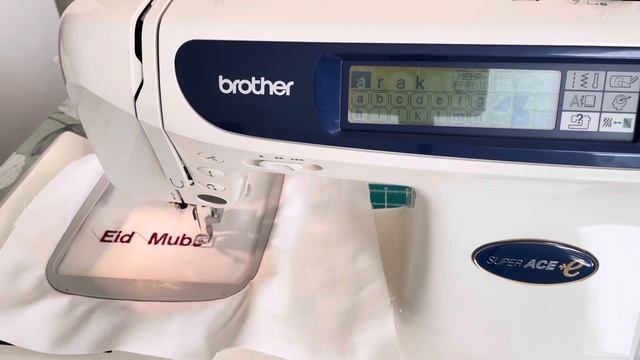 Stickmaschine Masina za Vez brother super Ace +e #vez смотреть онлайн