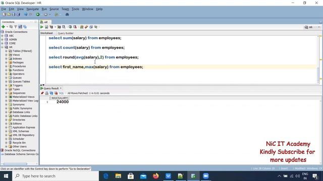 Aggregate functions in sql in tamil | group by and aggregate functions in sql | having clause in sq смотреть онлайн