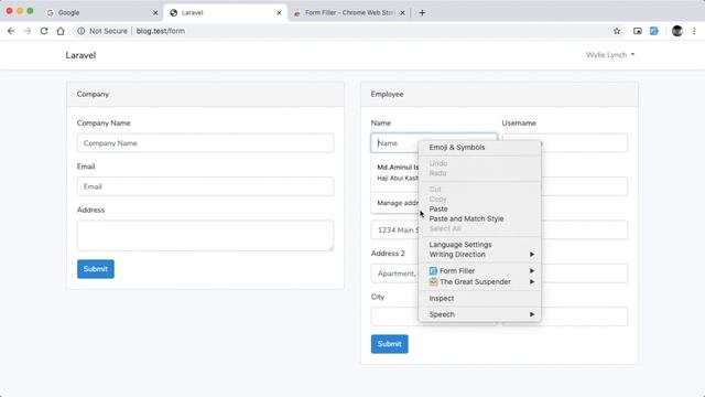 Form Filler: Fill all inputs in a page with dummy data смотреть онлайн