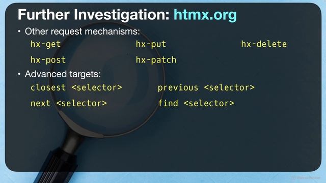 63. Further Investigation