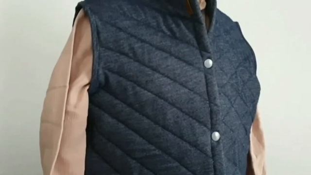 Children's vest "quilted" Детский жилет "стёганка" смотреть онлайн