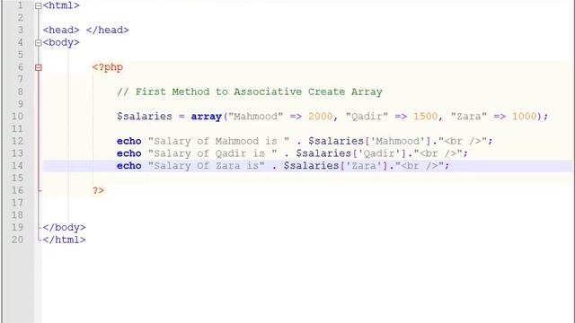 Beginner PHP Tutorial -39-Associative Arrays смотреть онлайн