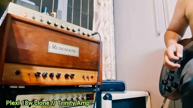 Trinity 18 amp (Plexi clone).Tast with 1995 Gibson les paul Studio. смотреть онлайн