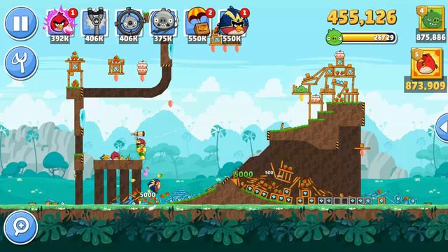 Angry Birds Friends All Levels Tournament 1107 Highscore POWER-UP walkthrough смотреть онлайн