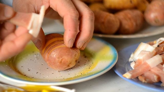 Картошка -гармошка просто вкусно ! смотреть онлайн