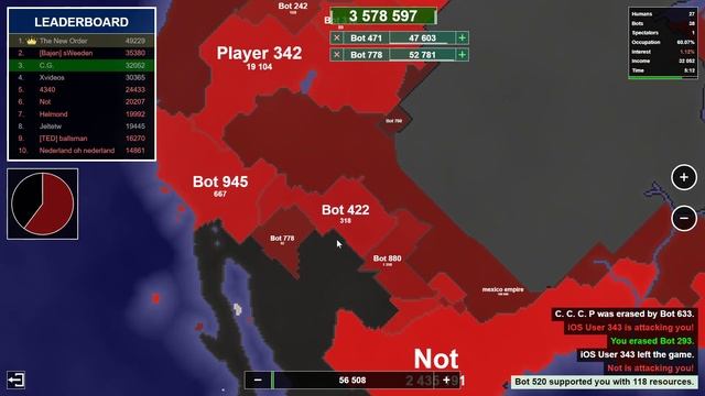 America Map Winning Strategy! Territory Games io - Territorial IO смотреть онлайн