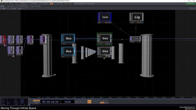 Moving Through Infinite Space – TouchDesigner Tutorial 37 смотреть онлайн