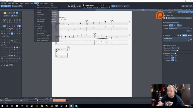 Guitar Pro 7 Tutorials Part 6 - Auto Play Notes As You Input - Levi Clay смотреть онлайн